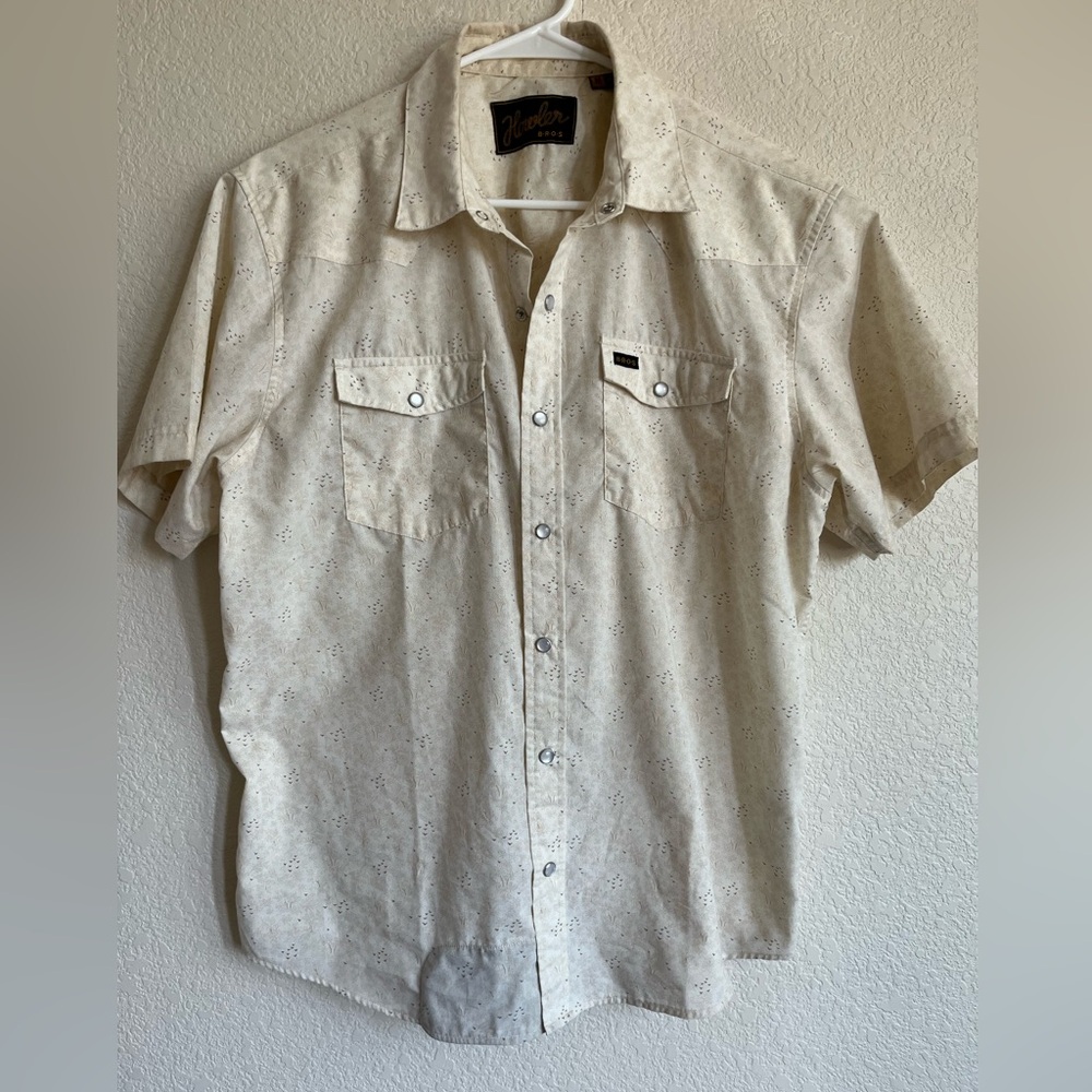 Howler Brothers Speckled Cream Button Down Shirt